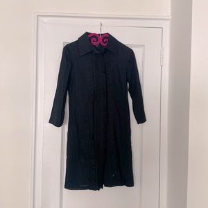 St. John Linen Button Down Dress